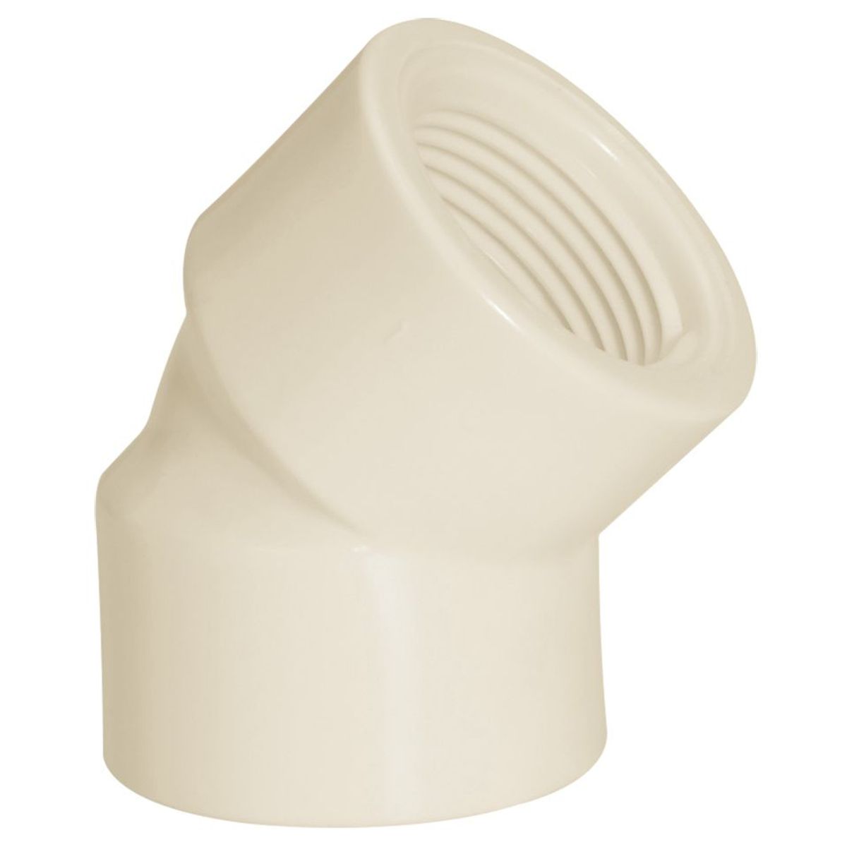 Joelho 45° Roscável Água Fria Branco 3/4", marca Amanco - Foto Principal