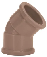 Joelho 45° Água Fria Soldável 85mm Marrom