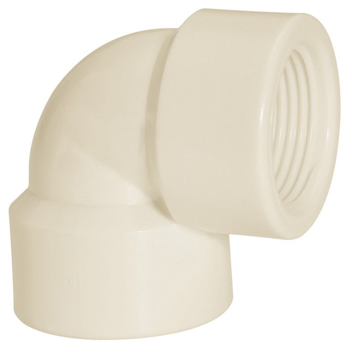 Joelho 90° Roscável Água Fria Branco 1/2", marca Amanco - Foto Principal