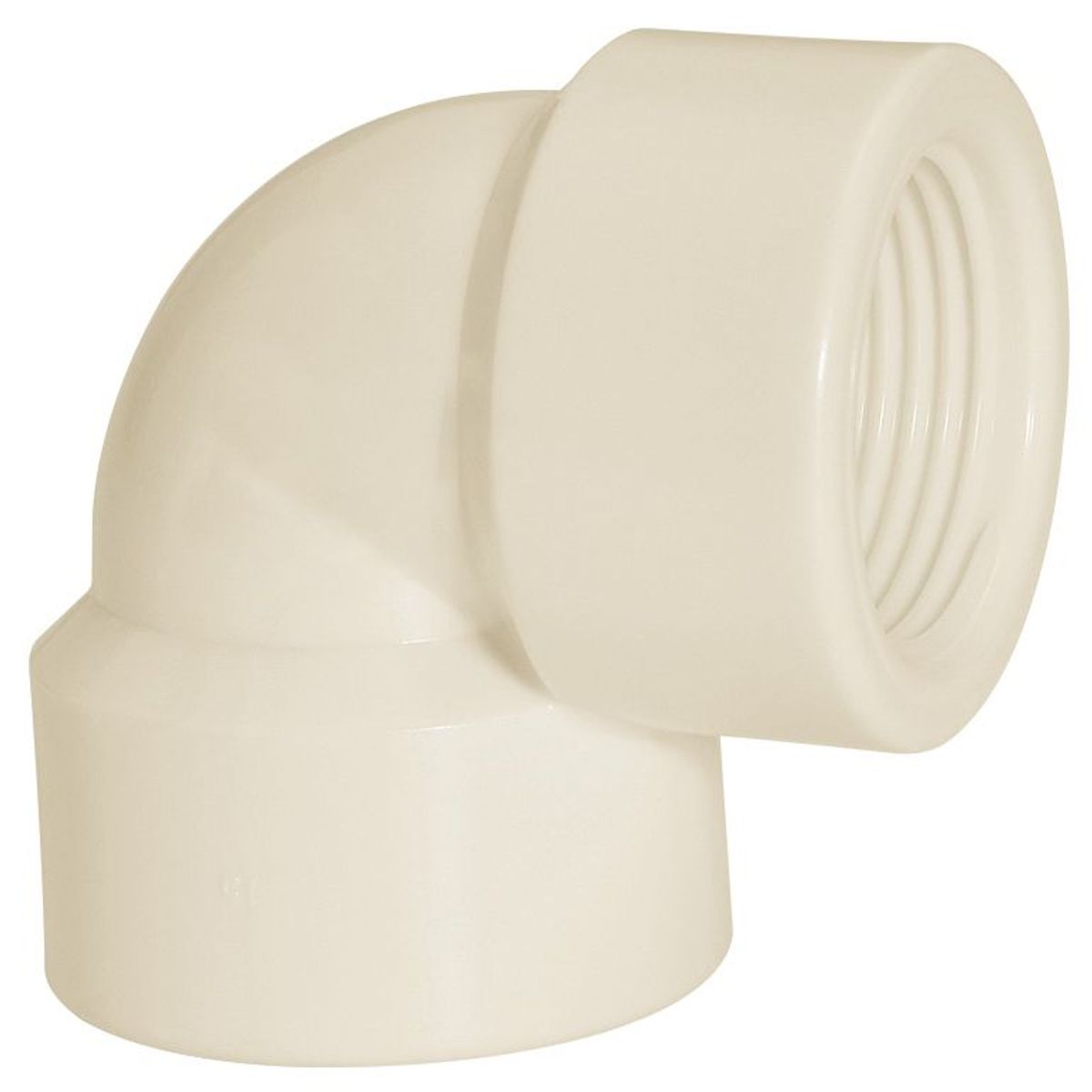 Joelho 90° Roscável Água Fria Branco 1/2", marca Amanco - Foto Principal