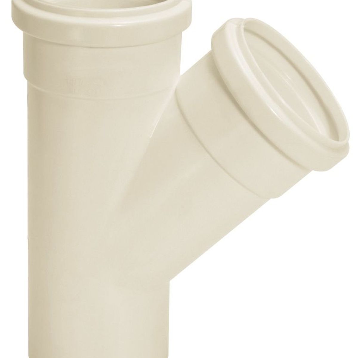 Junção Simples Esgoto Branco 75X50mm, marca Amanco - Foto Principal
