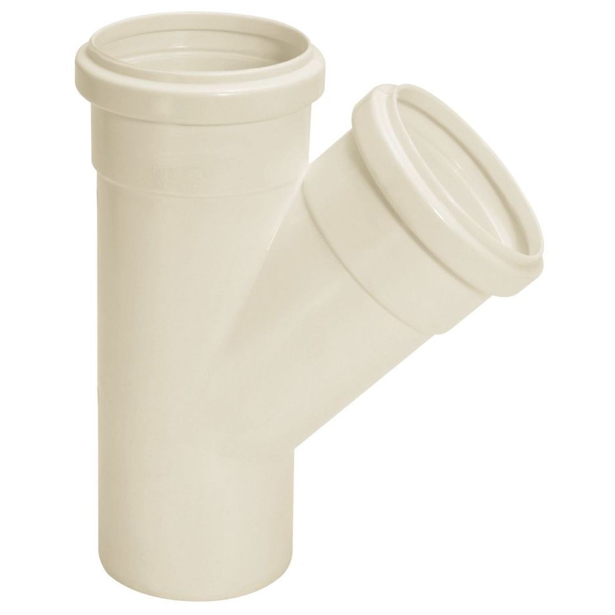 Junção Simples Esgoto Branco 75X50mm, marca Amanco - Foto Principal