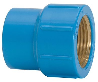 Luva Soldavel / Roscvel gua Fria Azul Bucha Lato 25mmx1/2