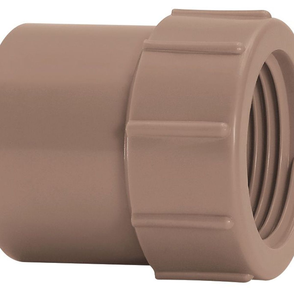Luva Soldavel / Roscável Água Fria marrom 25mmx3/4", marca Amanco - Foto Principal