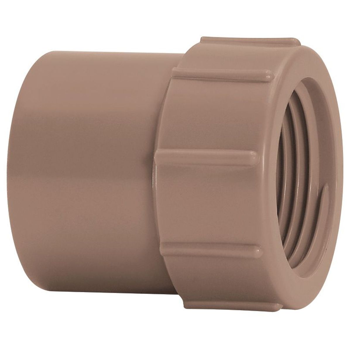 Luva Soldavel / Roscável Água Fria marrom 25mmx3/4", marca Amanco - Foto Principal