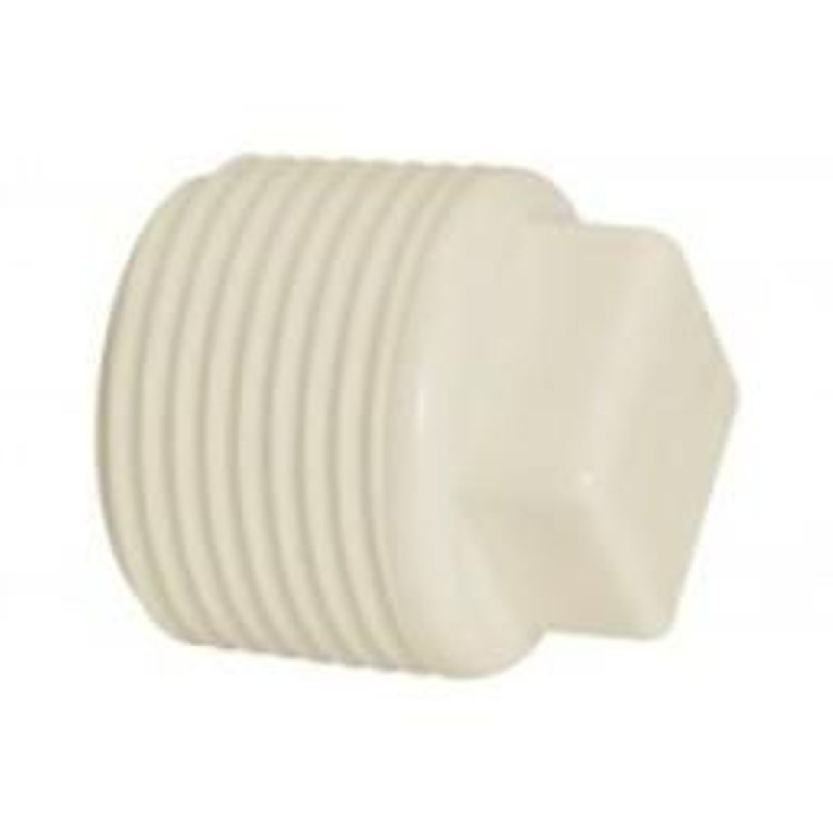 Plugue Roscável Água Fria Branco 3/4", marca Amanco - Foto Principal