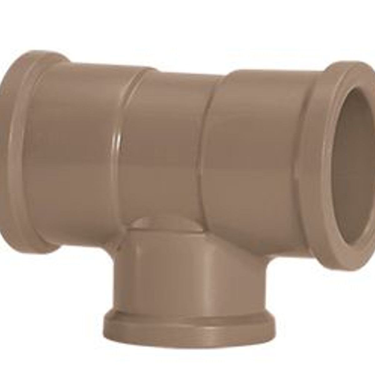 Te Redução Soldável Água Fria marrom 25X20", marca Amanco - Foto Principal