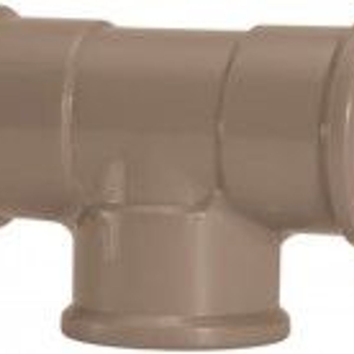 Te Soldável Água Fria marrom 20", marca Amanco - Foto Principal