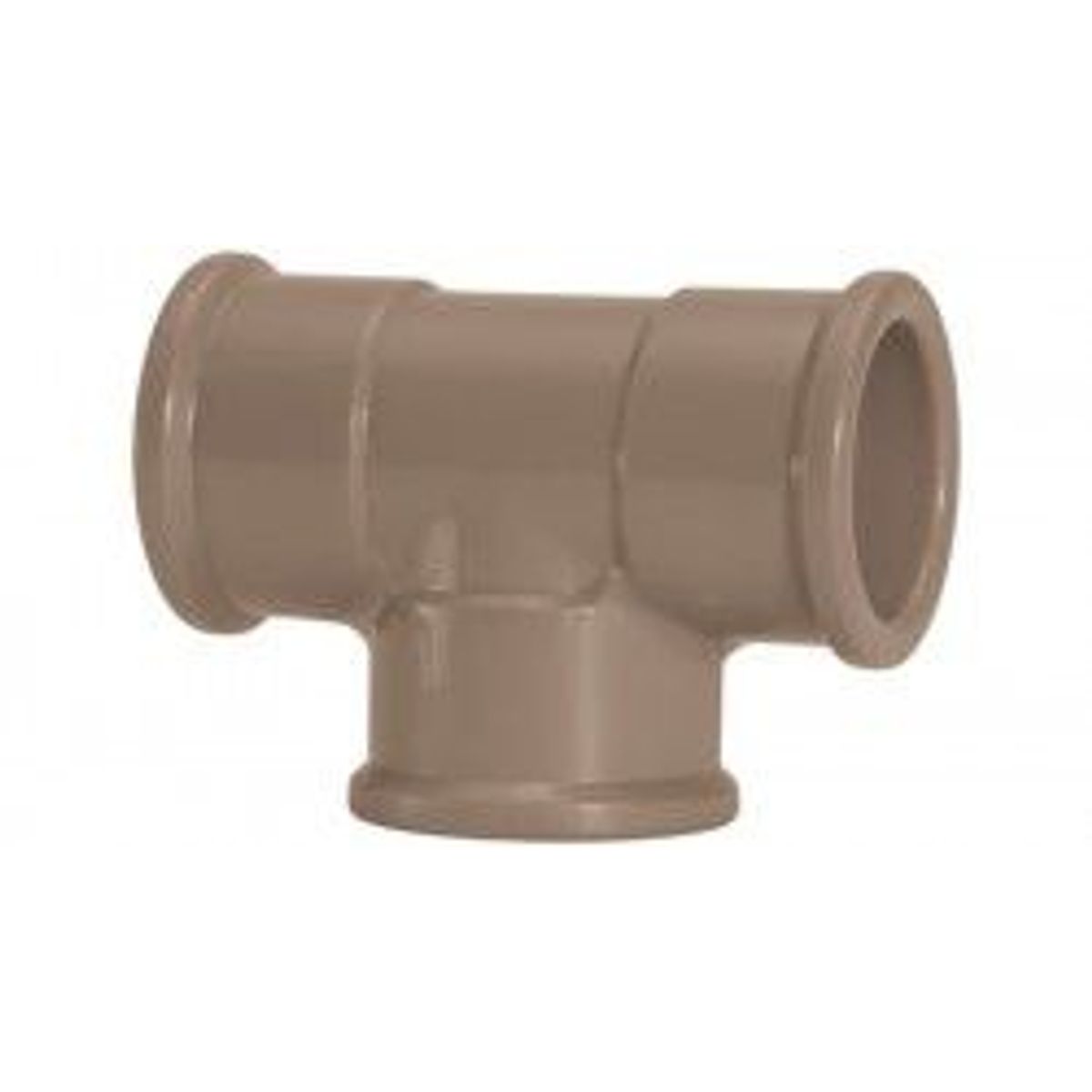 Te Soldável Água Fria marrom 20", marca Amanco - Foto Principal