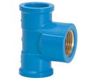 Te Soldavel / Roscável Água Fria Azul Bucha Latão 25mmx3/4"