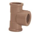 Te Soldavel / Roscável Água Fria marrom 25mmx3/4"