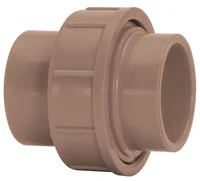 União Soldável Água Fria marrom 50"