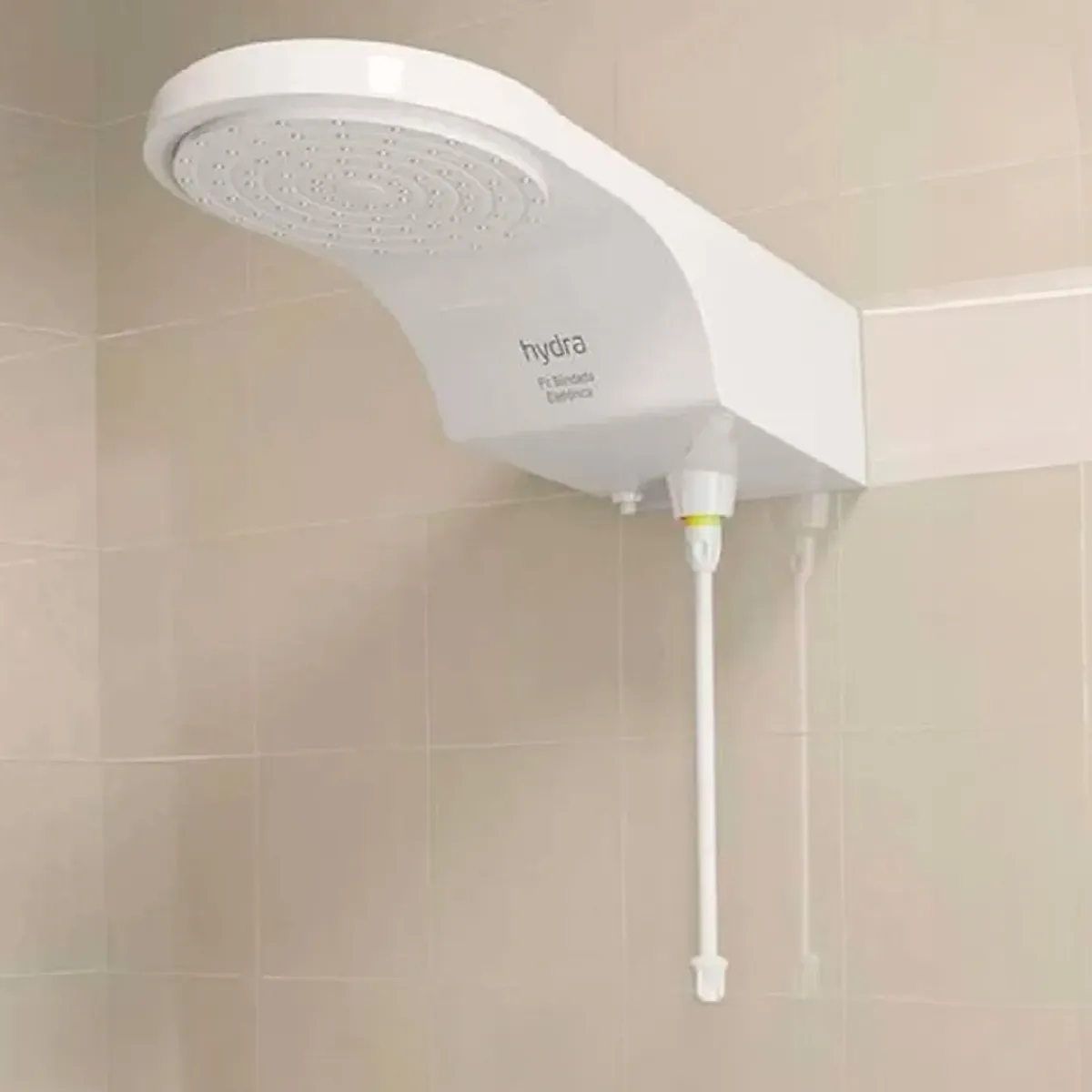 Chuveiro Elétrico 220V 6800W Fit Branco Hydra, marca Hydra - Foto 2