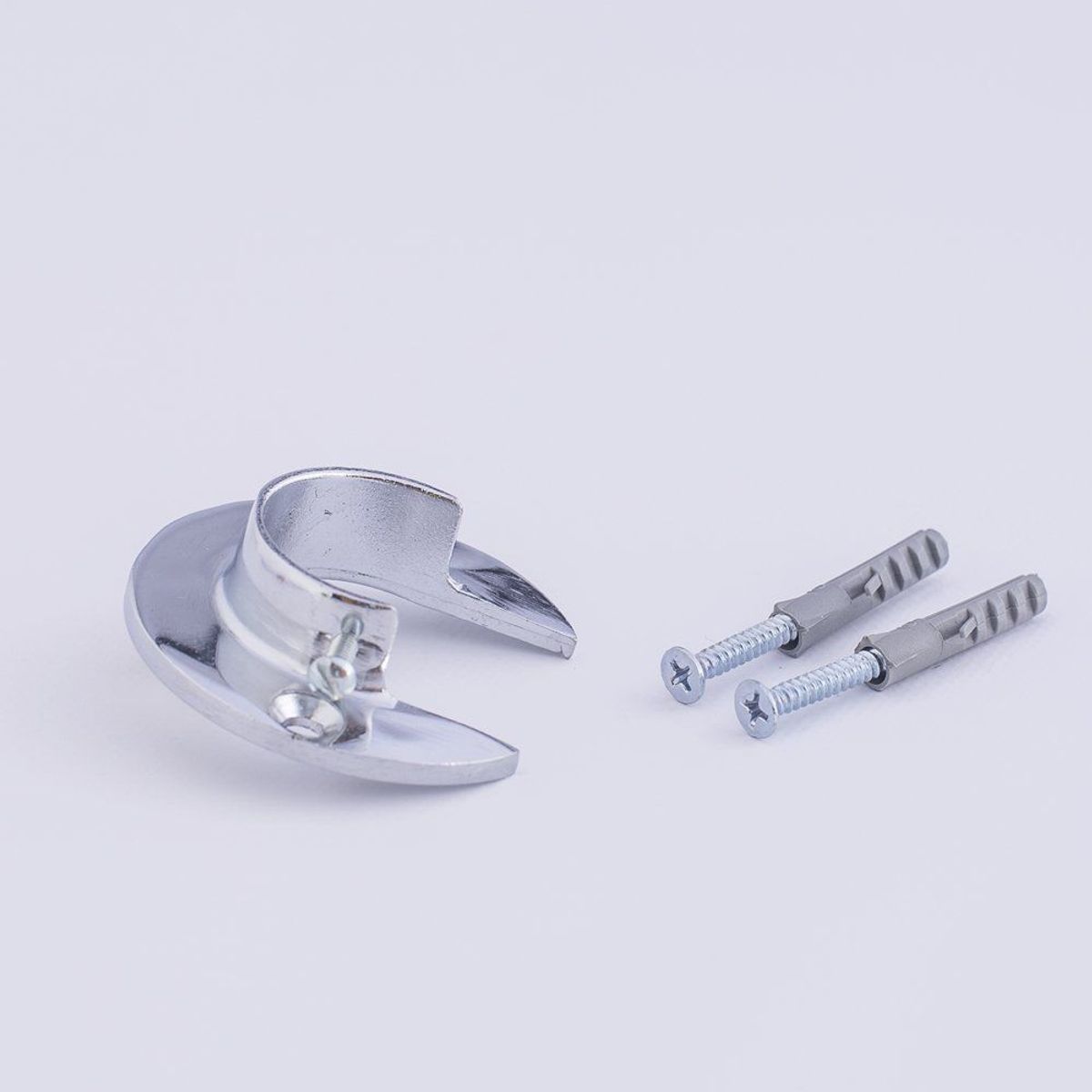Suporte Flange Lisa Cromado 19mm, marca Couselo - Foto Principal