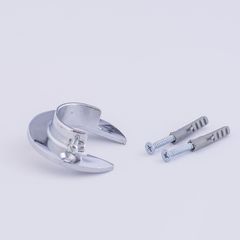 Suporte Flange Lisa Cromado 19mm