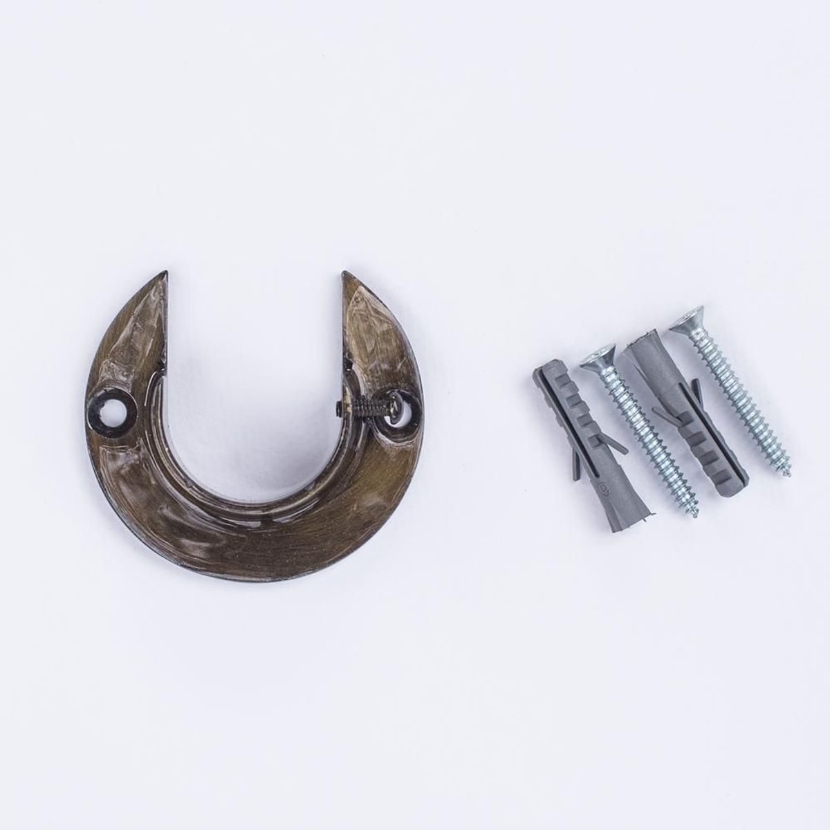 Suporte Flange Lisa Ouro Velho 28mm, marca Couselo - Foto 2