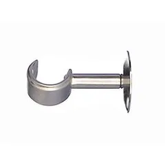 Suporte Leao 19 mm Com Roseta Aço Escovado