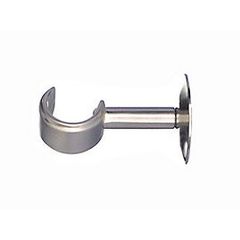 Suporte Leão Com Roseta Aço Escovado 28mm