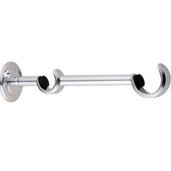 Suporte Leão Duplo Roseta Médio Cromado 28X19mm