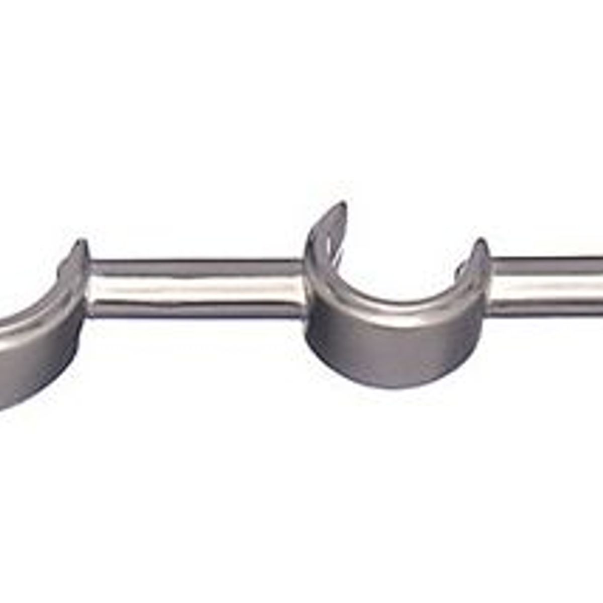 Suporte Leão Duplo Roseta Médio Aço Escovado 28X19mm, marca Couselo - Foto Principal