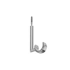 Suporte de Teto Para Varão Simples 19mm Cromado