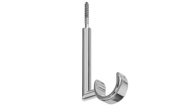 Suporte de Teto Para Varo Simples 28mm Cromado