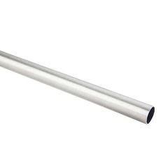 Varão de Alumínio com Verniz, 19mm, 3M, Aço Escovado
