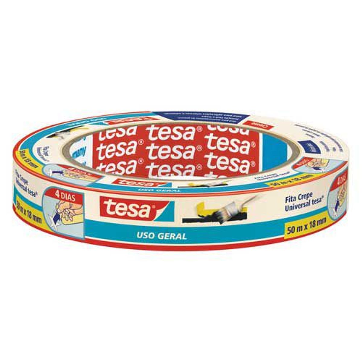 Fita Crepe Uso Geral, marca Tesa - Foto Principal