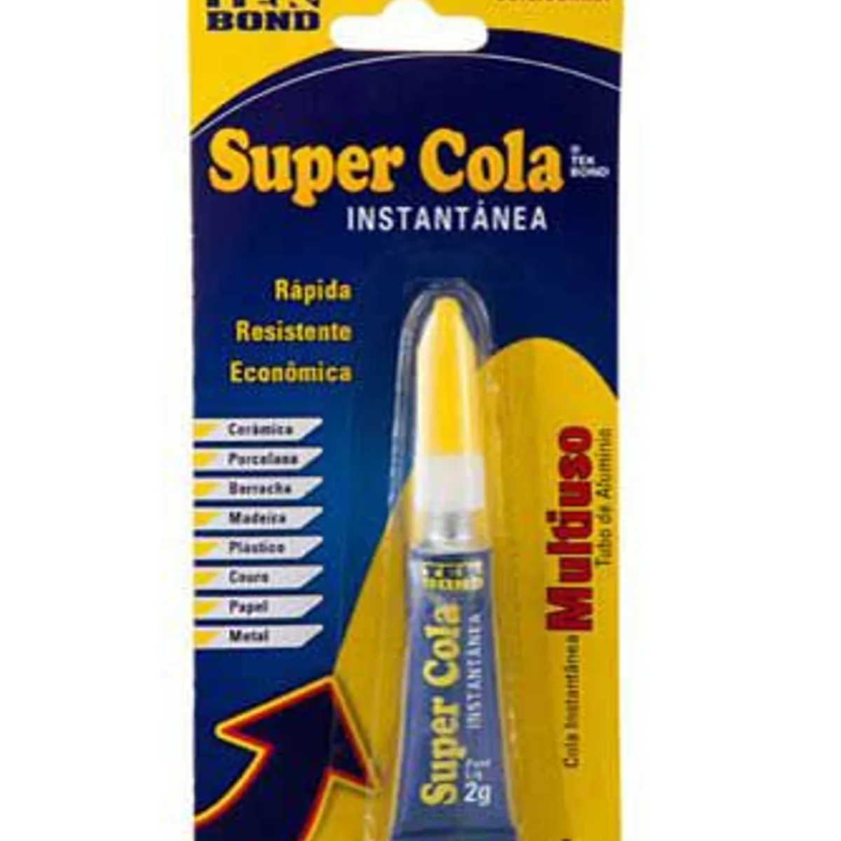 Super Cola Blister, Incolor, 2g, marca Tekbond - Foto 2