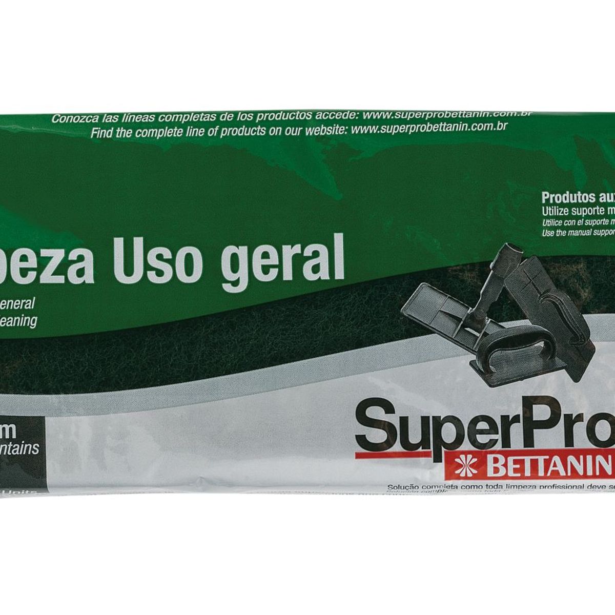 Fibra Limpeza Uso Geral Emb com 3 1 x 40, Verde, marca Bettanin - Foto Principal
