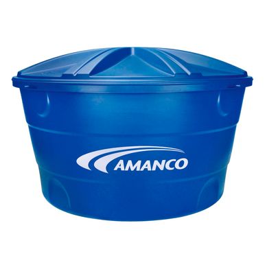 Caixa De gua 1.000L Polietileno Tampa Encaixe Azul