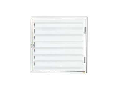Portinhola Veneziana Ventilada Alumnio Branco Esquerda 60x80x3cm Plus
