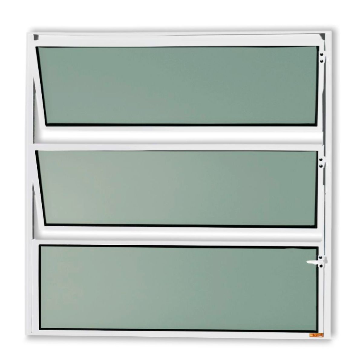 Janela Basculante Alumínio Branco 60x60x2,3cm Master, marca Brimak - Foto Principal