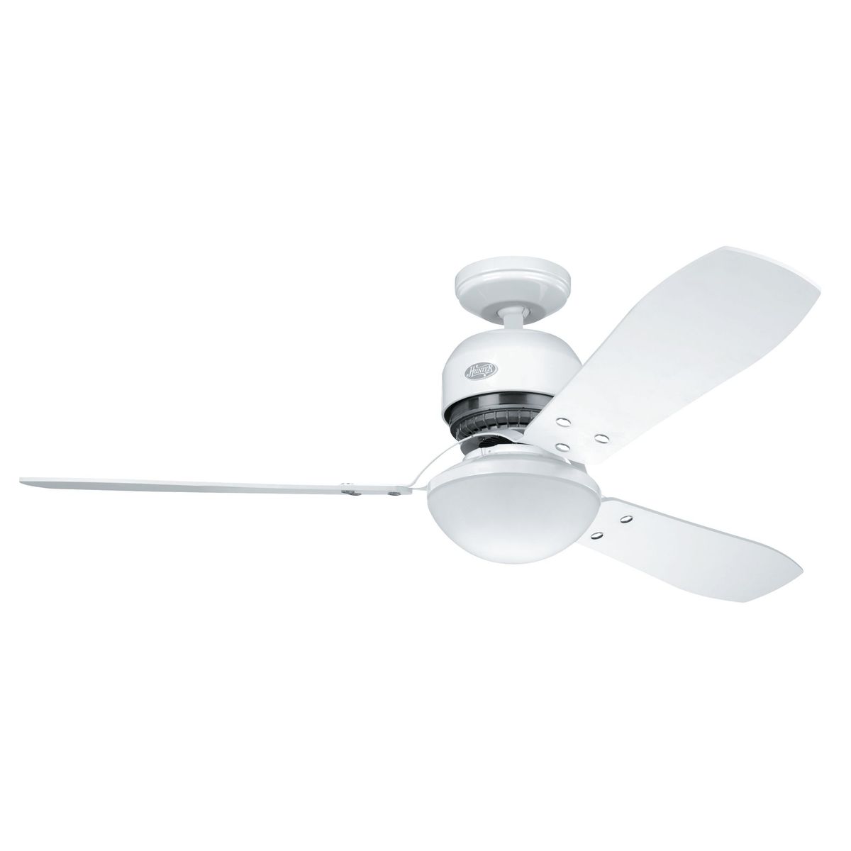 Ventilador de Teto Lite Industrie, Branco, 55X132Cm, 127V, marca Hunter Fan - Foto Principal