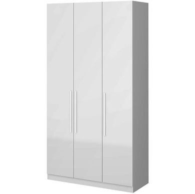 Guarda Roupa 3 Portas e 2 Gavetas Aspen 7533 Morata Branco
