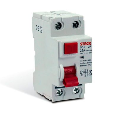 Interruptor Diferencial Residual Idr Bipolar 2P 25A