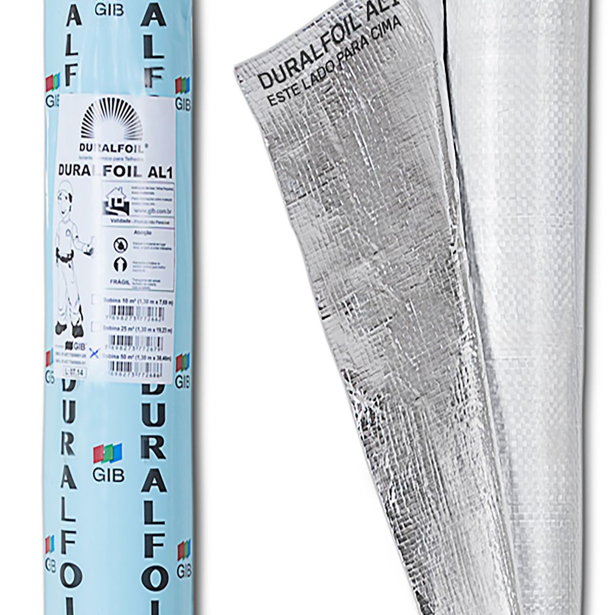 Duralfoil Al/1-10 M Azul, marca GIB do Brasil - Foto 2