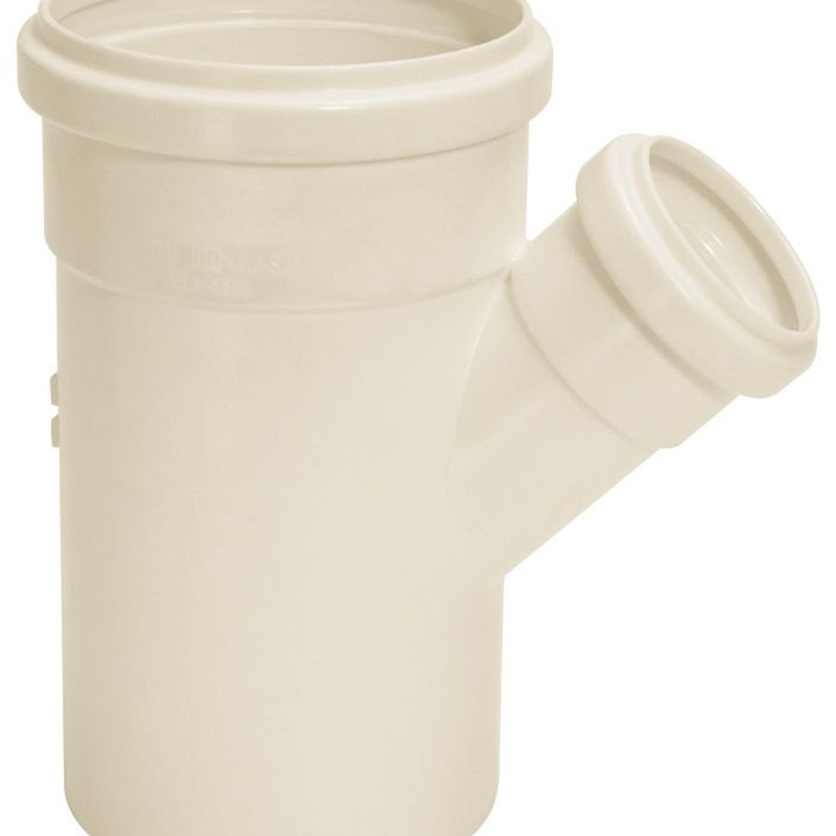 Junção Simples Esgoto Branco 100X75mm, marca Amanco - Foto Principal