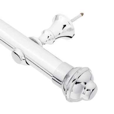 Kit Varo para Cortinas Cromado 11101611 Belchior 28mm 3,00m Prata