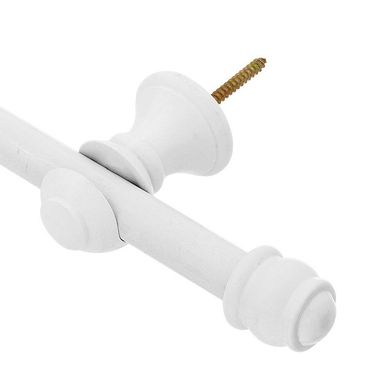 Kit Varo para Cortinas Europa 1010144 Belchior 19mm 2,00m Branco