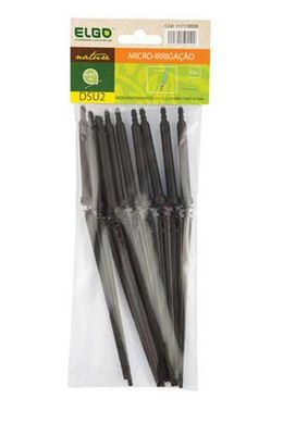 Gotejador Espeto 1,4 3,2 L/H Tubo 4/7 10 peas, Preto
