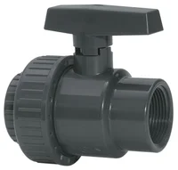 Válvula Registro Esfera Roscável Bola Pvc 1"
