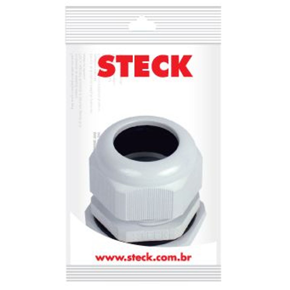 Prensa Cabos Bsp Aletado 3/4", marca Steck - Foto Principal