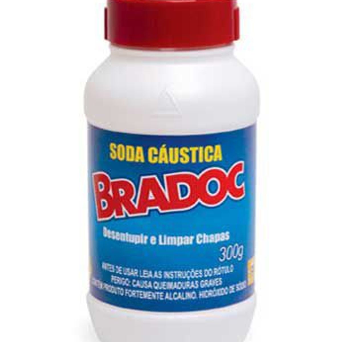 Desentupidor Bradoc Soda Caustica 300G, marca Nobel Brasil - Foto Principal