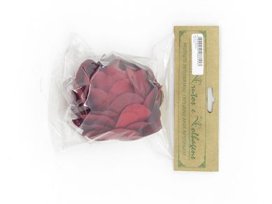 Bola Flor Moeda Mdia Vermelho