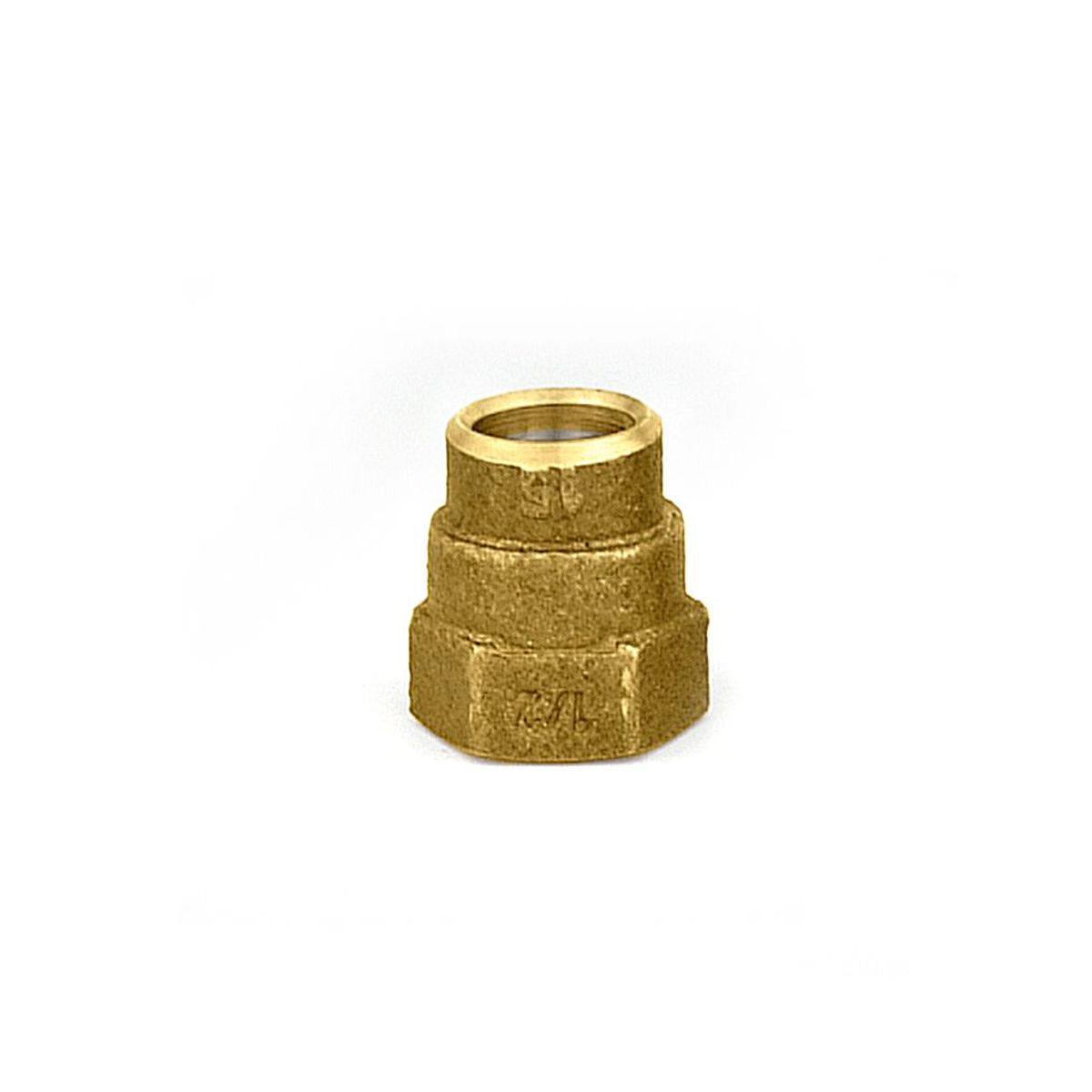 Conector Latão 15Mm X 1/2" Soldável E Roscável, marca Forusi - Foto Principal