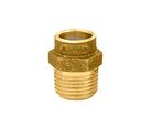 Conector Latão 15Mm X 1/2" Soldável E Roscável