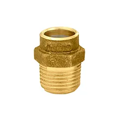 Conector Latão 15Mm X 1/2" Soldável E Roscável