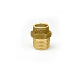 Conector Latão 22Mm X 3/4" Soldável E Roscável