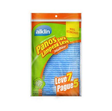 Pano Limpeza Leve 7 Pague 5, Azul